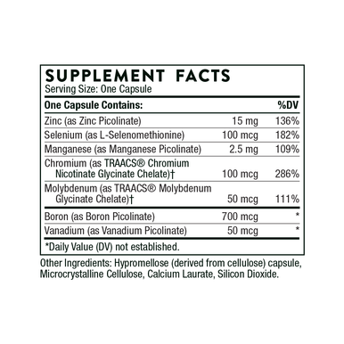 Thorne Pic-Mins 90 Capsules