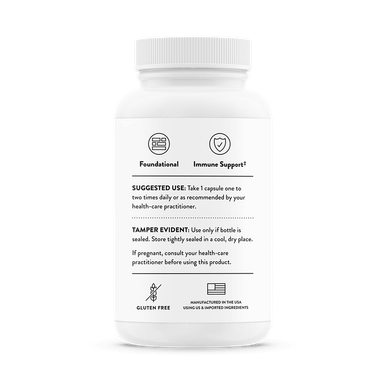 Thorne Zinc Bisglycinate 15 mg 60 Capsules