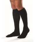 Jobst Supportwear Mens Dress Socks 8-15 mm/Hg Compression Black color Medium 1 each By Bsn-Jobst