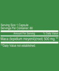 Nutritionl Maca 500mg Caps 60's