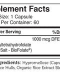 Zahler's Methylfolate General Health 120 Capsules