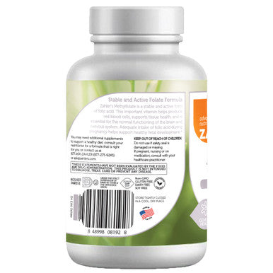 Zahler's Methylfolate General Health 120 Capsules