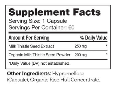Zahler's Milk Thistle General Health 60 Capsules
