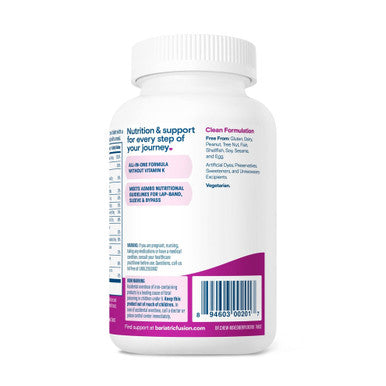 Bariatric Fusion Mixed Berry Complete Chewable Multivitamin 120 Tablets