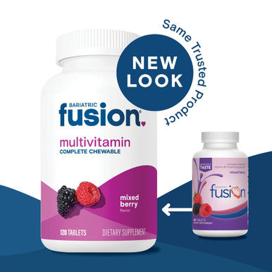 Bariatric Fusion Mixed Berry Complete Chewable Multivitamin 120 Tablets