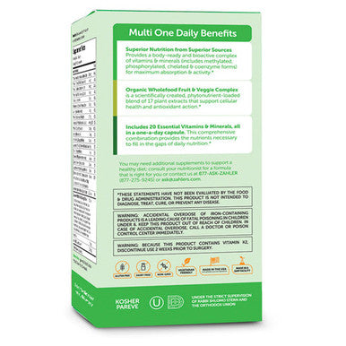 Zahler's Multivitamin Digestion Targeted Multis 60 Capsules