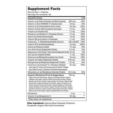 Zahler's Multivitamin Digestion Targeted Multis 60 Capsules