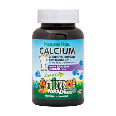 Natures Plus Animal Parade Childrens Chewable Calcium 90 Tablets