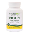 Natures Plus Biotin 10 mg 90 Tablets