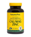 Natures Plus Calcium Magnesium Zinc 1000 500 75mg Amino Acid Chelate 90's