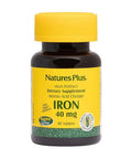 Natures Plus Iron 40 mg Biotron Amino Acid Chelate 90 Tablets