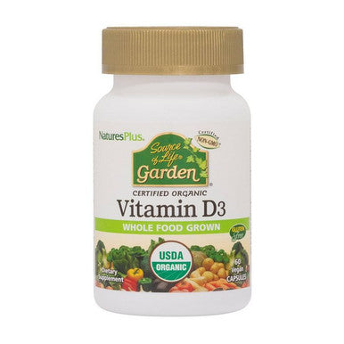 Natures Plus Source Of Life Garden Vitamin D3 5000 Iu Vegetable capsule 60's