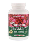 Natures Plus Ultra Cranberry Chewable Love Berries Vitamin C 180 Tablets