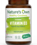 Nature's Own Vitamin D3 Vegan 60's