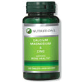 Nutritionl Calcium Magnesium & Zinc Dietary Supplement, 100 Tablets