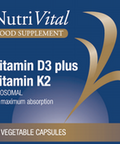 Nutrivital Vitamin D3 Plus Vitamin K2 + Magnesium 30's