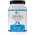 Ortho Molecular Products Alpha Base Capsules Without Iron 120 Caps