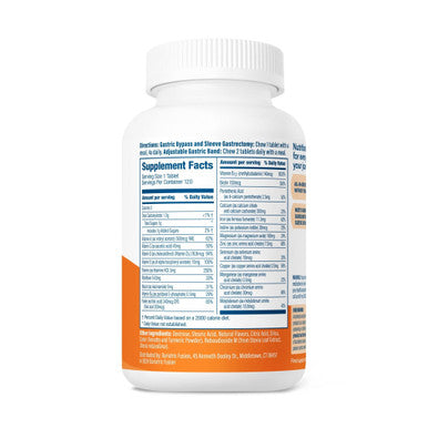 Bariatric Fusion Orange Cream Complete Chewable Multivitamin 120 Tablets