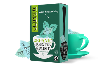 Clipper Organic Green Tea & Mint 20 Tea Bags