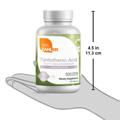 Zahler's Pantothenic Acid General Health 120 Capsules