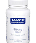 Pure Encapsulations, Bilberry, 160 mg, 120 vcaps