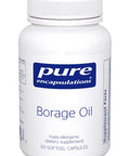 Pure Encapsulations, Borage Oil, 60 gels
