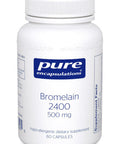 Pure Encapsulations, Bromelain 2400, 500 mg, 60 vcaps