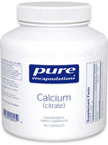 Pure Encapsulations, Calcium Citrate, 150 mg, 180 vcaps