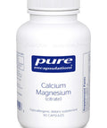 Pure Encapsulations, Cal/Mag,, citrate 80mg, 90 vcaps