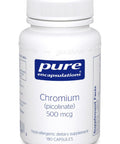 Pure Encapsulations, Chromium, picolinate 500 mcg, 180 vcaps