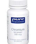 Pure Encapsulations, Chromium, picolinate 200 mcg, 60 vcaps