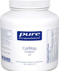 Pure Encapsulations, Cal/Mag,, malate 2:1, 180 vcaps