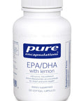 Pure Encapsulations, EPA/DHA with lemon, 120 gels