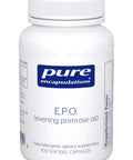 Pure Encapsulations, E.P.O., evening primrose oil, 100 gels