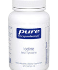 Pure Encapsulations, Iodine and Tyrosine, 120 vcaps