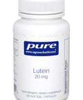 Pure Encapsulations, Lutein, 20 mg, 120 gels
