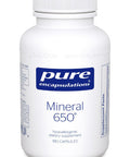 Pure Encapsulations, Mineral 650, 180 vcaps