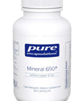 Pure Encapsulations Mineral 650 w/out CU FE 180 vcaps