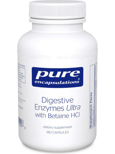 Pure Encapsulations, Digestive Enzymes Ultra W/ Hcl, 180 Caps