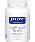 Pure Encapsulations, EyeProtect Basics, without zinc, 60 caps