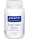 Pure Encapsulations, EyeProtect Basics, without zinc, 60 caps