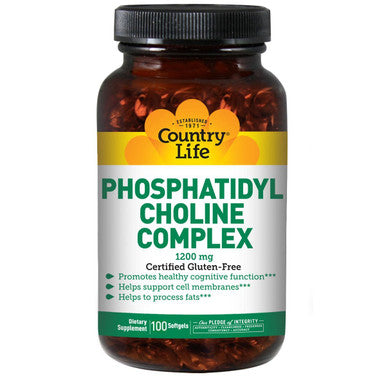 Country Life Phosphatidyl Choline 1200Mg 100 Softgels
