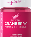 Pink Nutrition Be Well Cranberry Vitamin C + Hibiscus 60's