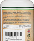 Double Wood Turkey Tail Mushroom Supplement 120 Capsules - 2 Month Supply