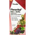 FLORAVITAL IRON + HERBS GLUTEN & YEAST FREE 17 F OZ