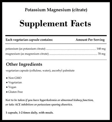 Pure Encapsulations Potassium Magnesium Citrate