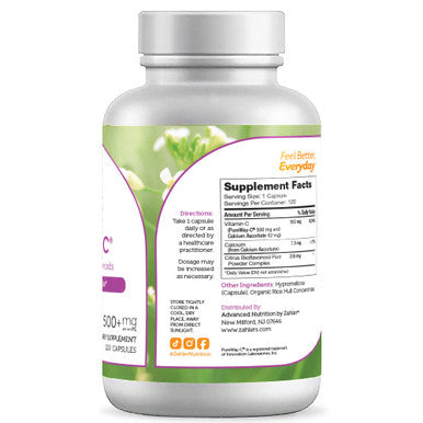 Zahler's Pureway-C 500 Mg General Health 120 Capsules