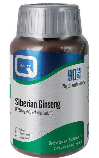 Quest Vitamins Siberian Ginseng 35mg Extract