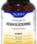 Quest Vitamins Vegan Glucosamine Sulphate KCL 1500mg 60's