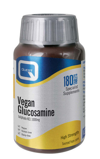 Quest Vitamins Vegan Glucosamine Sulphate KCL 1000mg